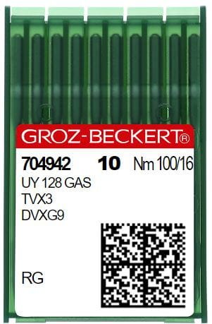 UY128xGAS (RG) Igły  do renderek, maszyn drabinkowych (10 sztuk) - Igły do maszyn łańcuszkowych, drabinkowych - Producent Maszyn Do Szycia - Zdjęcie nr  3