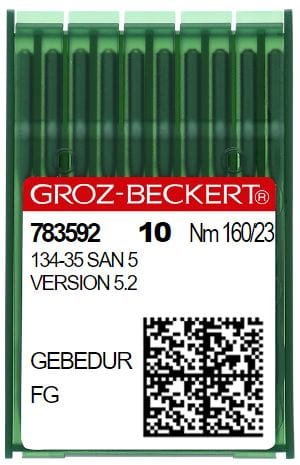 134-35 SAN 5 (FG) GEBEDUR GROTZ-BECKER  Igły do stębnówek, dwuigłówek - ciężkie szycie  (10szt.)  - Igły do stębnówek, dwuigłówek - Producent Maszyn Do Szycia - Zdjęcie nr  2