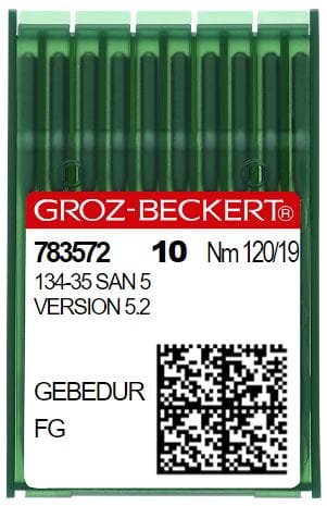134-35 SAN 5 (FG) GEBEDUR GROTZ-BECKER  Igły do stębnówek, dwuigłówek - ciężkie szycie  (10szt.)  - Igły do stębnówek, dwuigłówek - Producent Maszyn Do Szycia - Zdjęcie nr  4