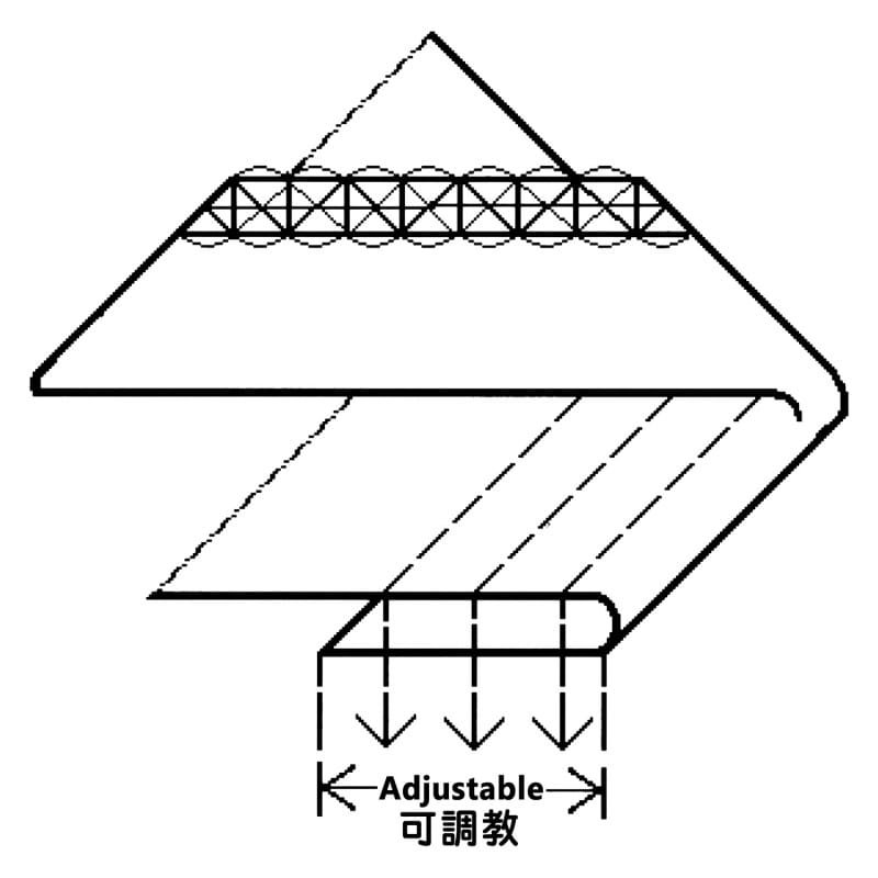 KHF89 regulowany zwijacz do podwijania do renderki - Zwijacze - Producent Maszyn Do Szycia - Zdjęcie nr  2