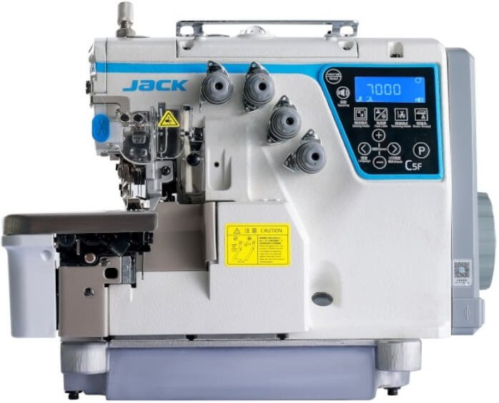 JACK  C5F-4 NOWOCZESNY AUTOMATYCZNY OVERLOCK 4-NITKOWY - Owerloki - Producent Maszyn Do Szycia - Zdjęcie nr  1