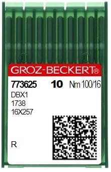 16X231 (R) GEBEDUR Ostre igły do stębnówki cienka kolba wzmacniane (10 sztuk)  - Igły do stębnówek, dwuigłówek - Producent Maszyn Do Szycia - Zdjęcie nr  2