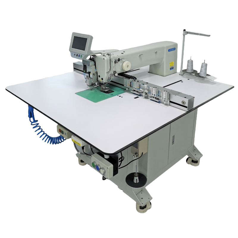 OLISEW OLD-8045H-QX Automat do odszywania zaprogramowanego wzoru o polu szycia 800x450mm z nożem do odkrawania materiału - Automaty z polem szycia - Producent Maszyn Do Szycia - Zdjęcie nr  2