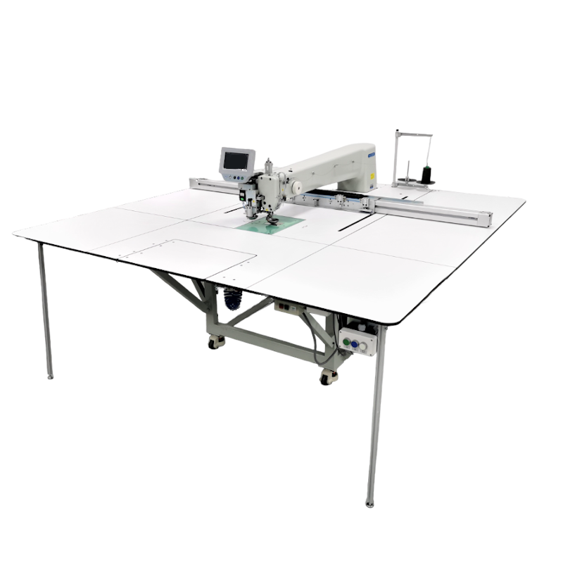 OLISEW OLD-13085H-QX Automat do odszywania zaprogramowanego wzoru o polu szycia 1300x850mm z nożem do odkrawania materiału  - Automaty z polem szycia - Producent Maszyn Do Szycia - Zdjęcie nr  1