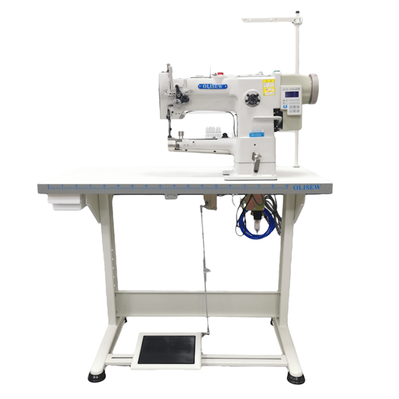 OLISEW OLD-246V-4 Lamowacz cylindryczny jednoigłowy z potrójnym transportem i servo Direct Drive - Lamowacze - Producent Maszyn Do Szycia - Zdjęcie nr  1