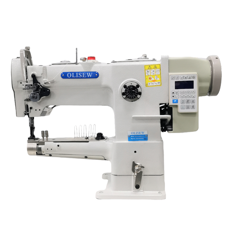 OLISEW OLD-246V-4 Lamowacz cylindryczny jednoigłowy z potrójnym transportem i servo Direct Drive - Lamowacze - Producent Maszyn Do Szycia - Zdjęcie nr  2