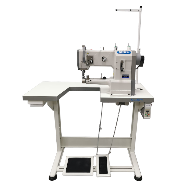 OLISEW OL-335-G-17/01- 650/03 Lamowacz z potrójnym transportem - Lamowacze - Producent Maszyn Do Szycia - Zdjęcie nr  1