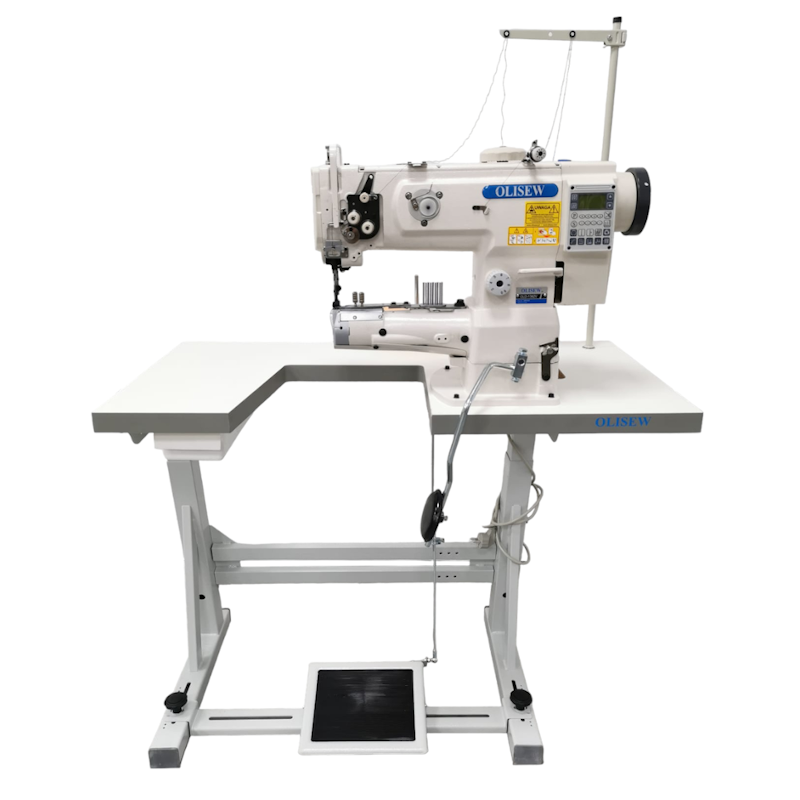 OLISEW OLD-1342V Lamowacz cylindryczny, potrójny transport, servo Direct Drive - Cylindryczne - Producent Maszyn Do Szycia - Zdjęcie nr  1