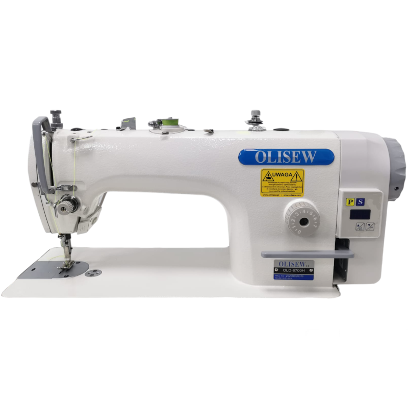 OLISEW OLD-8700H Stębnówka jednoigłowa z dużym chwytaczem, servo Direct Drive (dł. ściegu do 7mm)  - Stebnówki z transportem dolno-ząbkowym - Producent Maszyn Do Szycia - Zdjęcie nr  2
