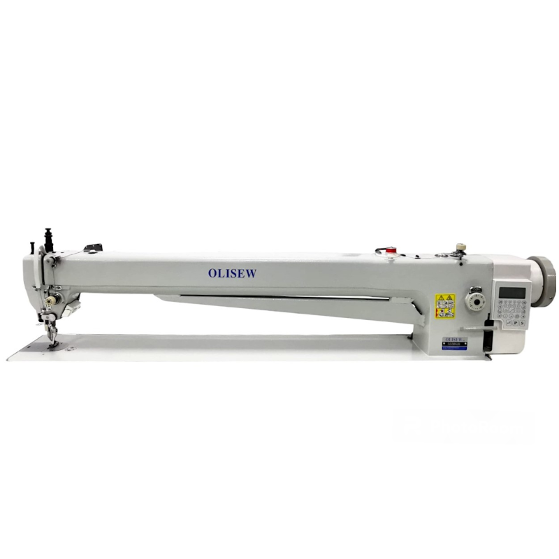 OLISEW OLD-2380H-L850 Stębnówka jednoigłowa długoramienna z funkcjami automatycznymi, transport ząbkowo-stopkowy, servo Direct drive - Stebnówki z transportem ząbkowo-stopkowym (krocząca stopka) - Producent Maszyn Do Szycia - Zdjęcie nr  1