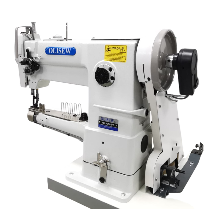 OLISEW OL-246V Lamowacz cylindryczny, potrójny transport - Cylindryczne - Producent Maszyn Do Szycia - Zdjęcie nr  1