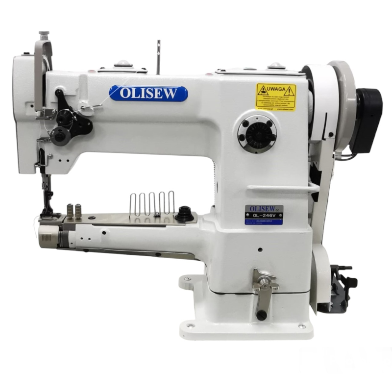 OLISEW OL-246V Lamowacz cylindryczny, potrójny transport - Cylindryczne - Producent Maszyn Do Szycia - Zdjęcie nr  3