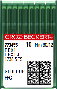 16X231 (R) GEBEDUR SES Igły kulkowe do stębnówki cienka kolba wzmacniane (10 sztuk) - Igły do stębnówek, dwuigłówek - Producent Maszyn Do Szycia - Zdjęcie nr  1
