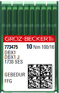 16X231 (R) GEBEDUR SES Igły kulkowe do stębnówki cienka kolba wzmacniane (10 sztuk) - Igły do stębnówek, dwuigłówek - Producent Maszyn Do Szycia - Zdjęcie nr  2