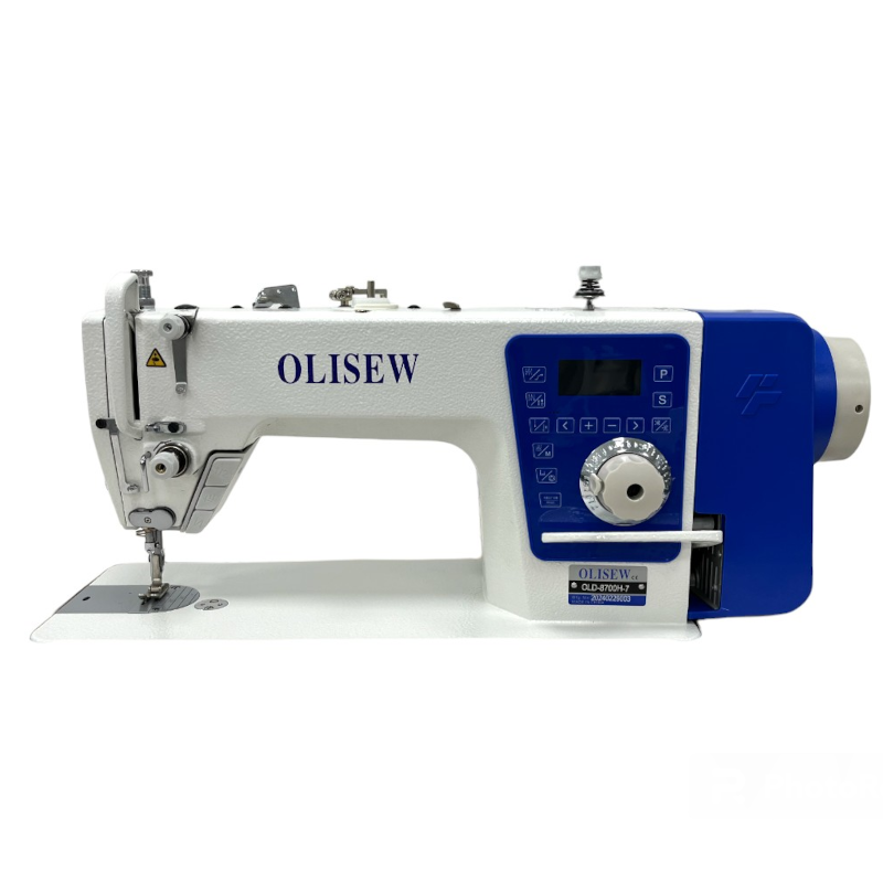 OLISEW OLD-8700H-7 Stębnówka jednoigłowa z dużym chwytaczem i funkcjami automatycznymi, servo Direct Drive (dł. ściegu do 7mm) - Stebnówki z transportem dolno-ząbkowym - Producent Maszyn Do Szycia - Zdjęcie nr  2