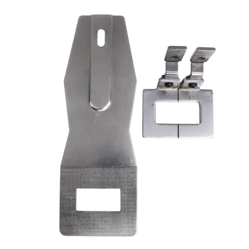 JZ-16136/37 oprzyrządowanie do ryglówki (39x17.5mm) płytka+stopka do OLISEW OLD-1900ASS, 1900AHS  - Części OLISEW OLD-1900ASS - Producent Maszyn Do Szycia - Zdjęcie nr  1