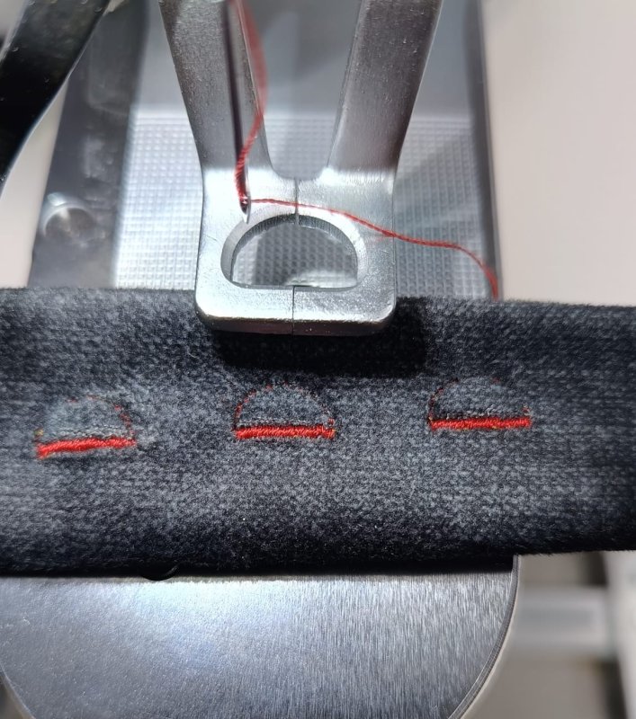 JZ-16142/43 oprzyrządowanie do ryglówki (12x7mm) płytka+stopka do OLISEW OLD-1900AHS, 1900ASS - Części OLISEW OLD-1900ASS - Producent Maszyn Do Szycia - Zdjęcie nr  2