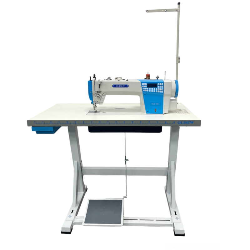 OLISEW OLD-H5 Stębnówka jednoigłowa z funkcjami automatycznymi, transport ząbkowo-stopkowym, servo Direct Drive - Stebnówki z transportem ząbkowo-stopkowym (krocząca stopka) - Producent Maszyn Do Szycia - Zdjęcie nr  1