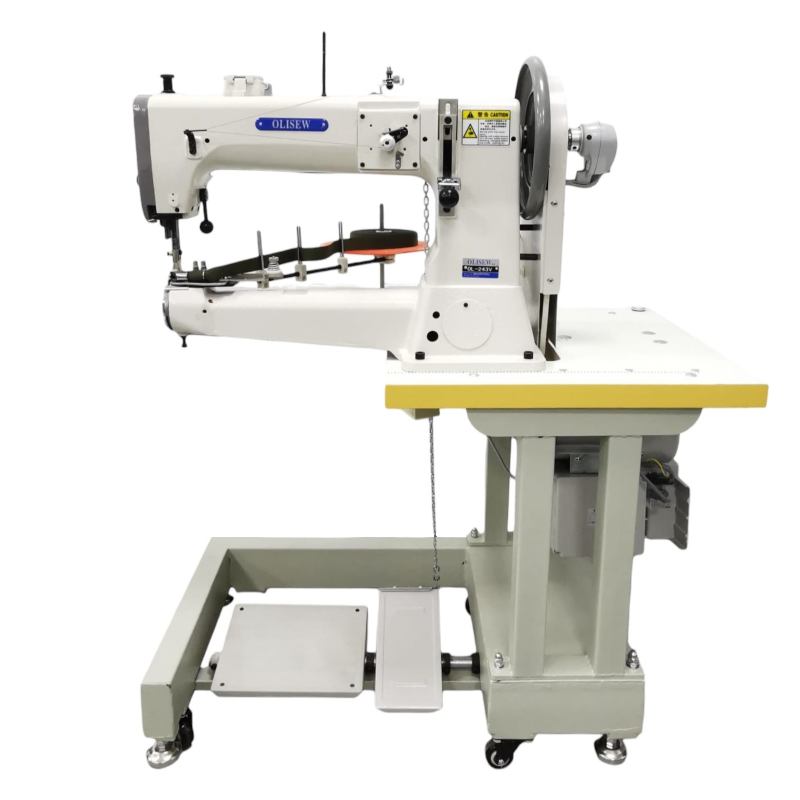 OLISEW OL-243V Lamowacz cylindryczny do bardzo ciężkiego szycia z potrójnym transportem  - Stebnówki - Producent Maszyn Do Szycia - Zdjęcie nr  1