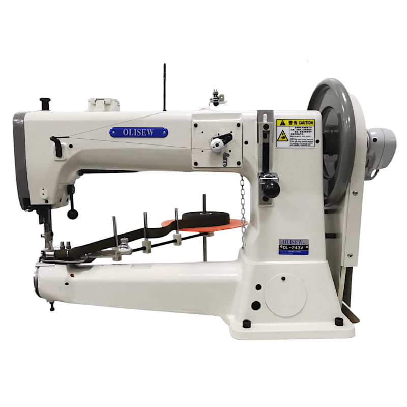 OLISEW OL-243V Lamowacz cylindryczny do bardzo ciężkiego szycia z potrójnym transportem  - Stebnówki - Producent Maszyn Do Szycia - Zdjęcie nr  2