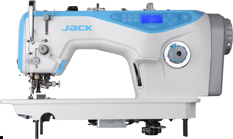 STEBNÓWKA 1 IGŁOWA JACK JK-5559G (ENG)  Z ODKRAWACZEM AUTOMAT - Stebnówki z transportem dolno-ząbkowym - Producent Maszyn Do Szycia - Zdjęcie nr  1