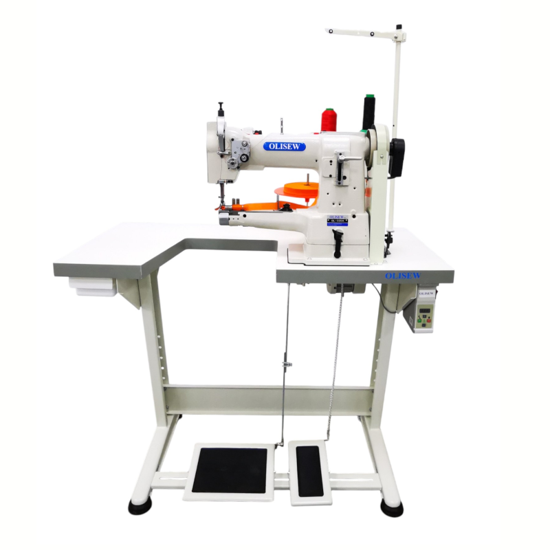 OLISEW OL-335A Lamowacz cylindryczny, potrójny transport - Maszyny lamowacze - Producent Maszyn Do Szycia - Zdjęcie nr  2