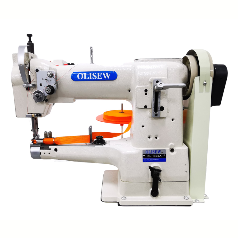 OLISEW OL-335A Lamowacz cylindryczny, potrójny transport - Maszyny lamowacze - Producent Maszyn Do Szycia - Zdjęcie nr  3