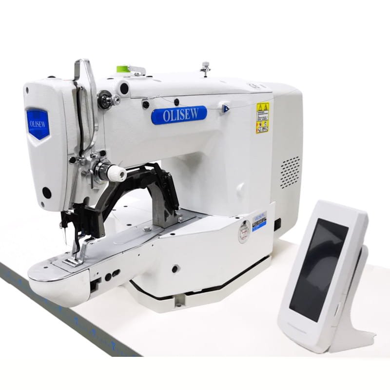 OLISEW OLD-1900ASS (3w1) Ryglówka/guzikarka, pole szycia 30x40 mm, servo Direct Drive - Ryglówki - Producent Maszyn Do Szycia - Zdjęcie nr  2
