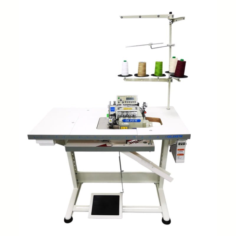 OLISEW OLD-5216H-EUT-1  Owerlok pięcionitkowy z funkcjami automatycznymi, górny transport, servo Direct Drive - Owerloki przemysłowe - Producent Maszyn Do Szycia - Zdjęcie nr  2