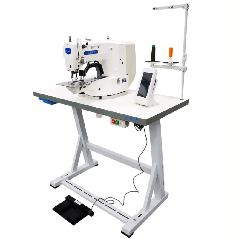 OLISEW OLD-1906H Ryglówka-Maszyna programowalna, pole szycia 60x40mm, servo Direct Drive - Ryglówki - Producent Maszyn Do Szycia - Zdjęcie nr  3