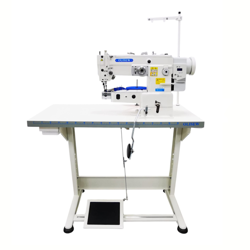 OLISEW OLD-518V-3 Lamowacz z transportem ząbkowo-stopkowym i łożem cylindrycznym - Producent Maszyn Do Szycia - Zdjęcie nr  2