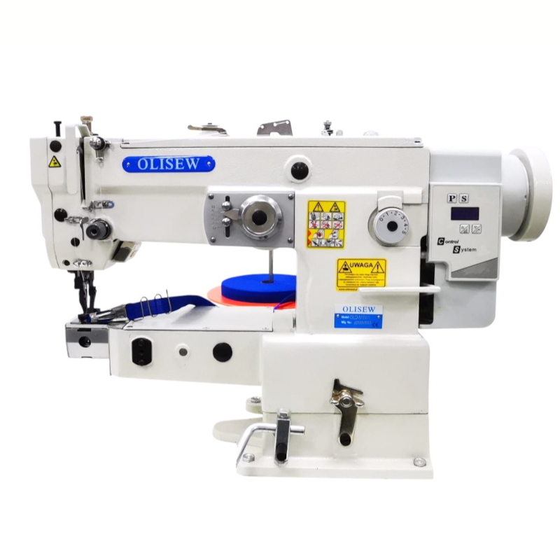 OLISEW OLD-518V-3 Lamowacz z transportem ząbkowo-stopkowym i łożem cylindrycznym - Producent Maszyn Do Szycia - Zdjęcie nr  1