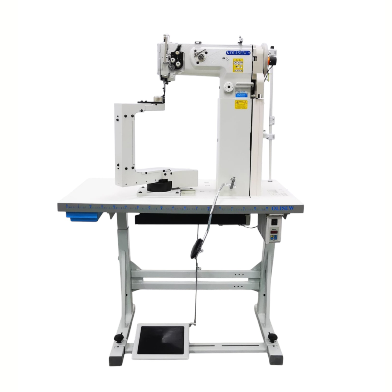 OLISEW OL-18360 Specjalistyczna maszyna słupowa, jednoigłowa ze specjalnie skonstruowanym obrotowym łożem ramieniowym 360 stopni - Słupowe - Producent Maszyn Do Szycia - Zdjęcie nr  3
